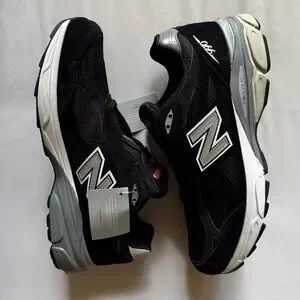 New Balance 990 Men's Black and Gray Sneakers